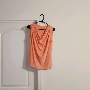 Peach colored blouse